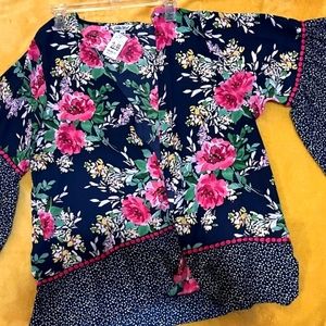 Women's Flounce Sleeve Topper (Tunic)